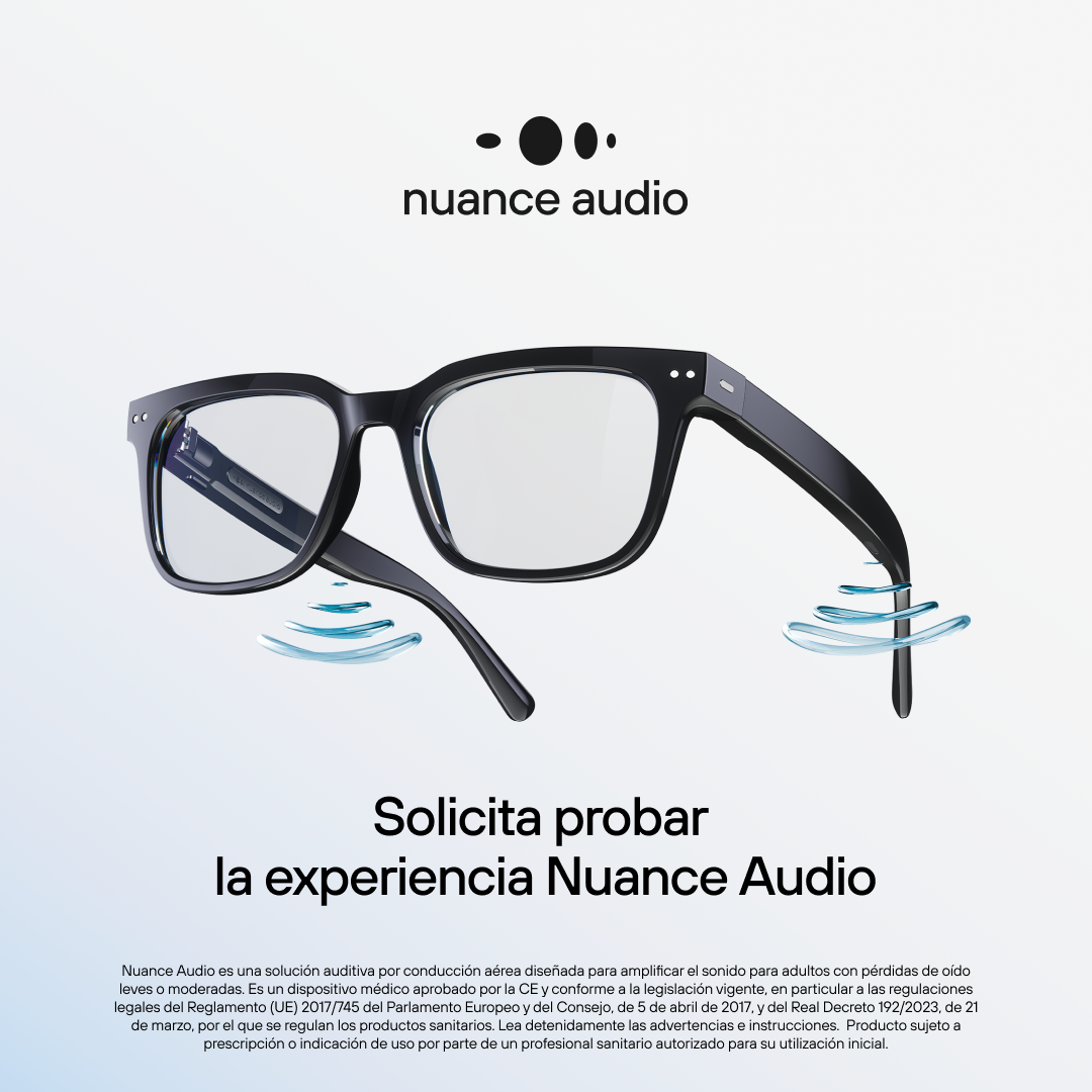 Descubre las gafas Nuance Audio: la solución discreta para tus problemas de audición