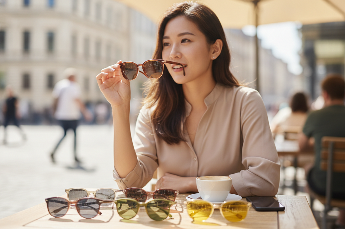 Gris, marrón, verde o amarillo: cómo cambia la visión el color de las lentes de sol