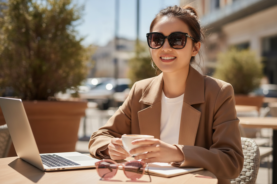 Cristal mineral, policarbonato, CR-39 o poliamida en gafas de sol: qué cambia realmente