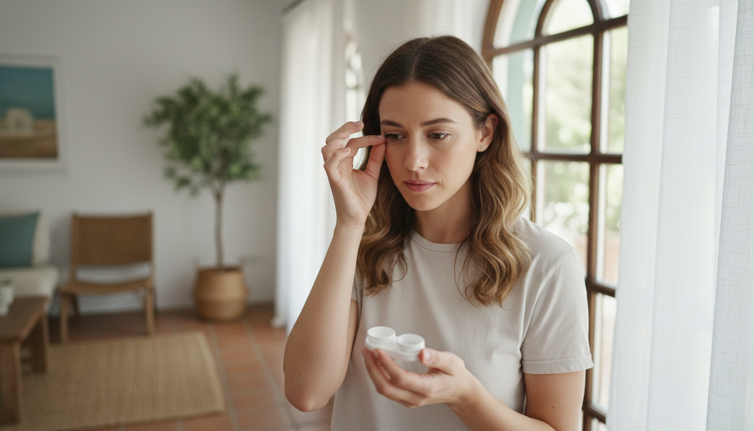 Ojo rojo con lentillas: cuándo puede ser irritación y cuándo queratitis