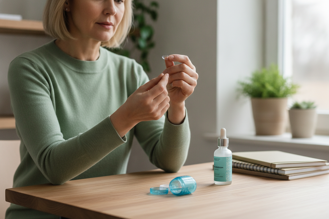 Lentillas y sostenibilidad: qué significan biobasado, reciclable o neutro en plástico