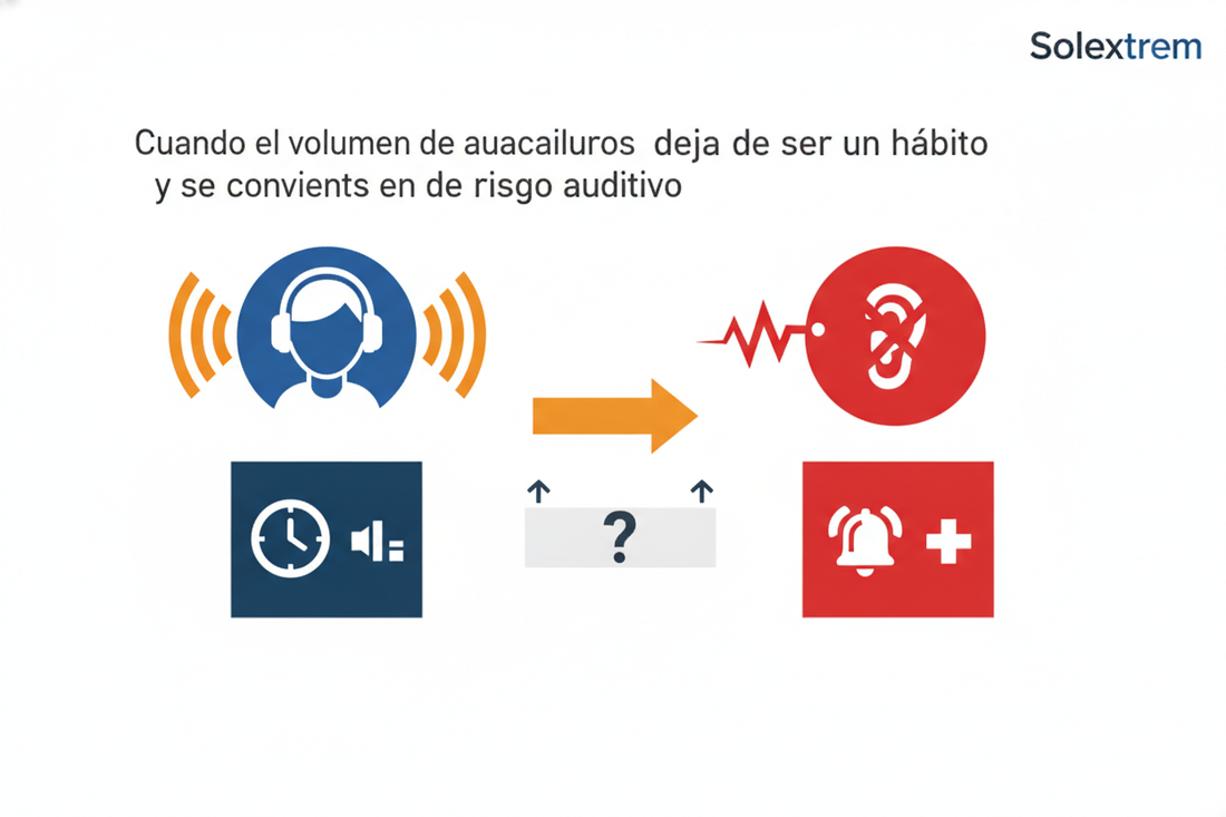 Cuándo el volumen de los auriculares deja de ser un hábito y se convierte en un riesgo auditivo