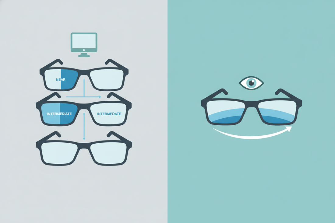 Gafas ocupacionales o de oficina: por qué no son lo mismo que unas progresivas normales