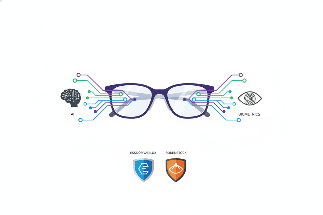 Lentes progresivas con inteligencia artificial y biometría: qué prometen Essilor Varilux y Rodenstock