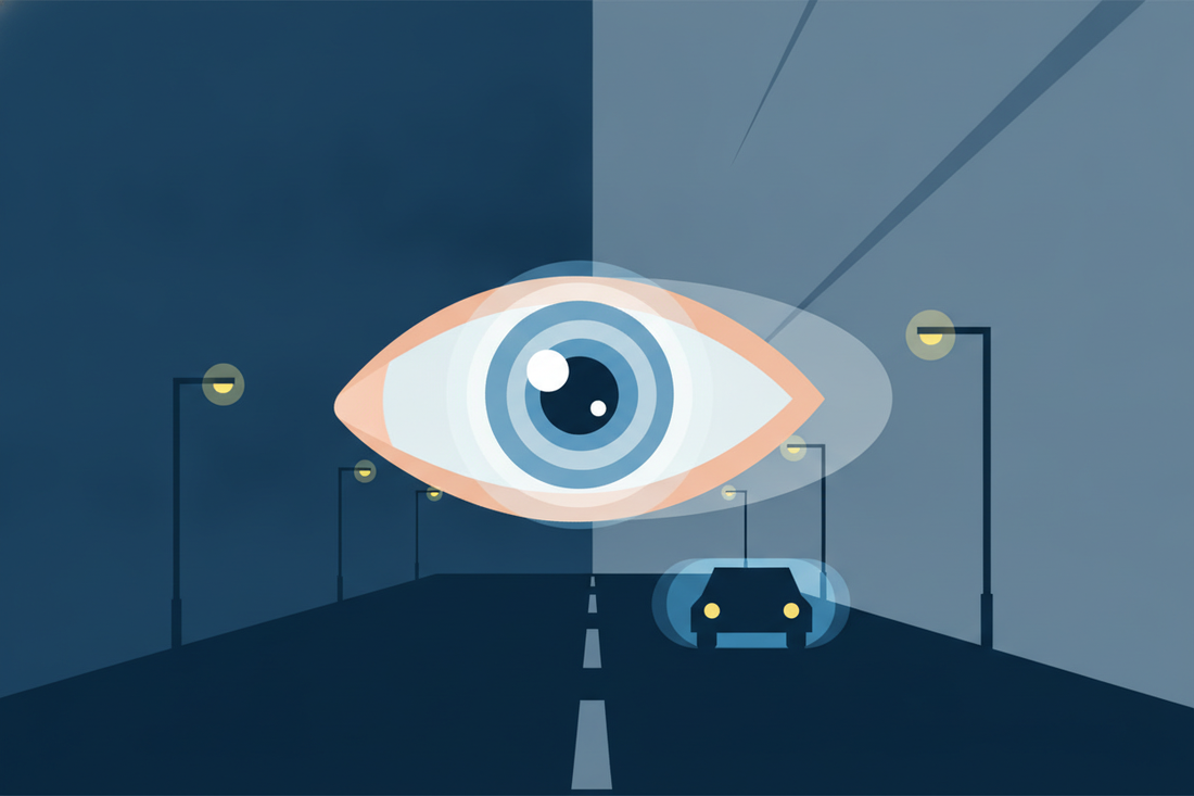 Aberración esférica en lentillas: por qué ves halos al conducir de noche